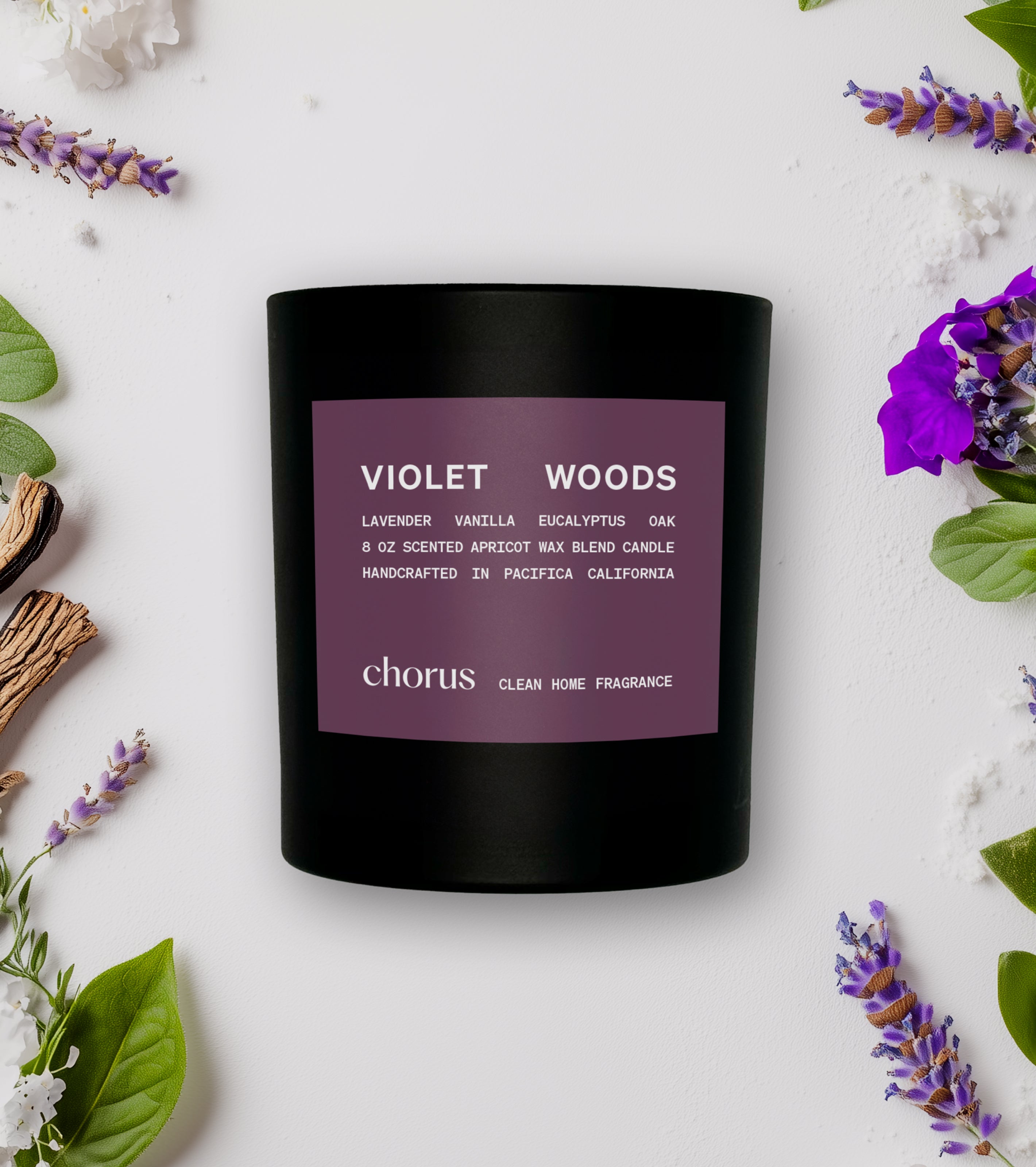 Violet Woods Candle